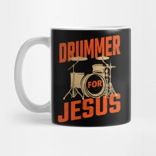 Drummer For Jesus Mug